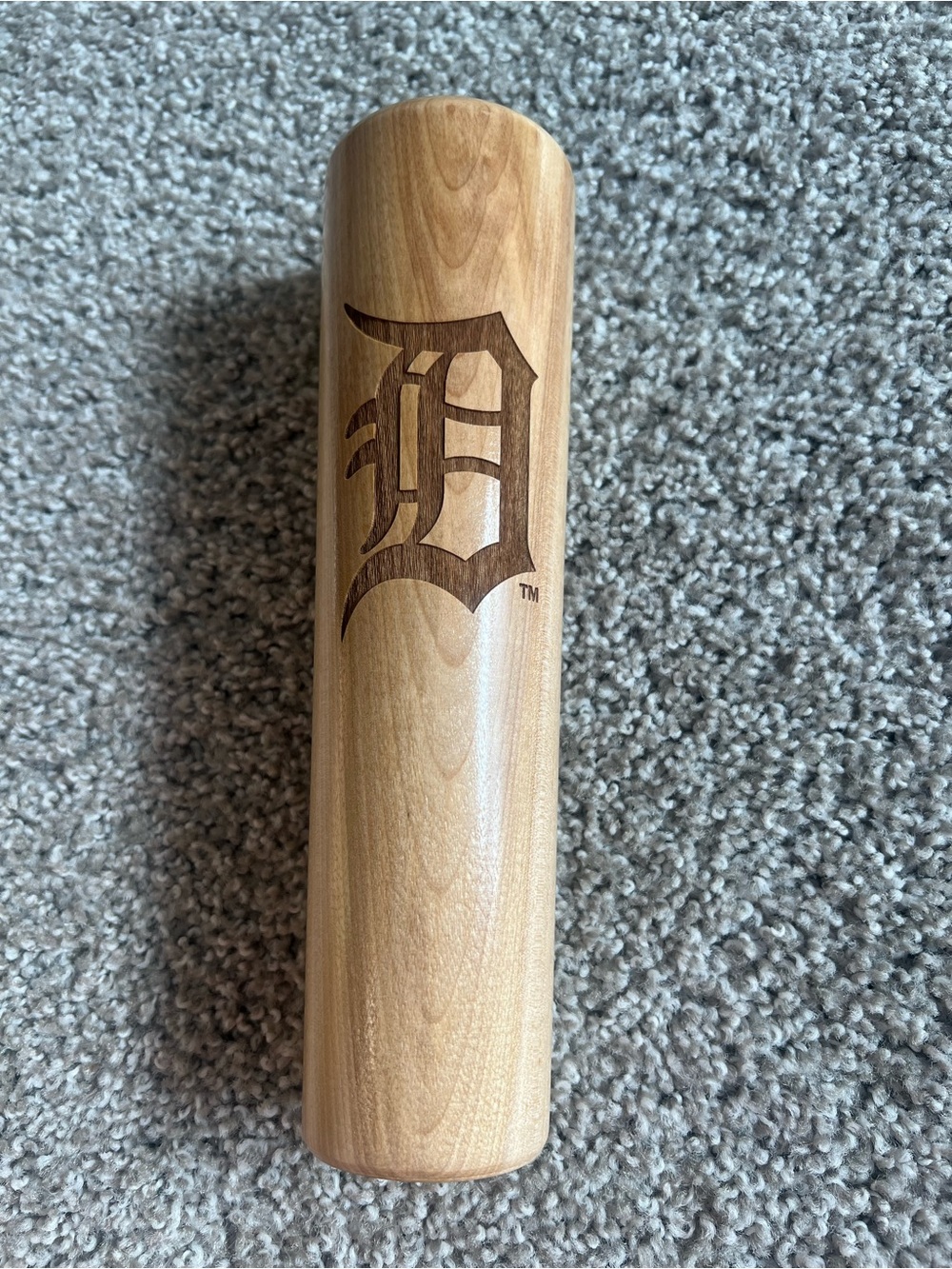 Detroit Tigers Engraved Wood Bat Dugout Mug